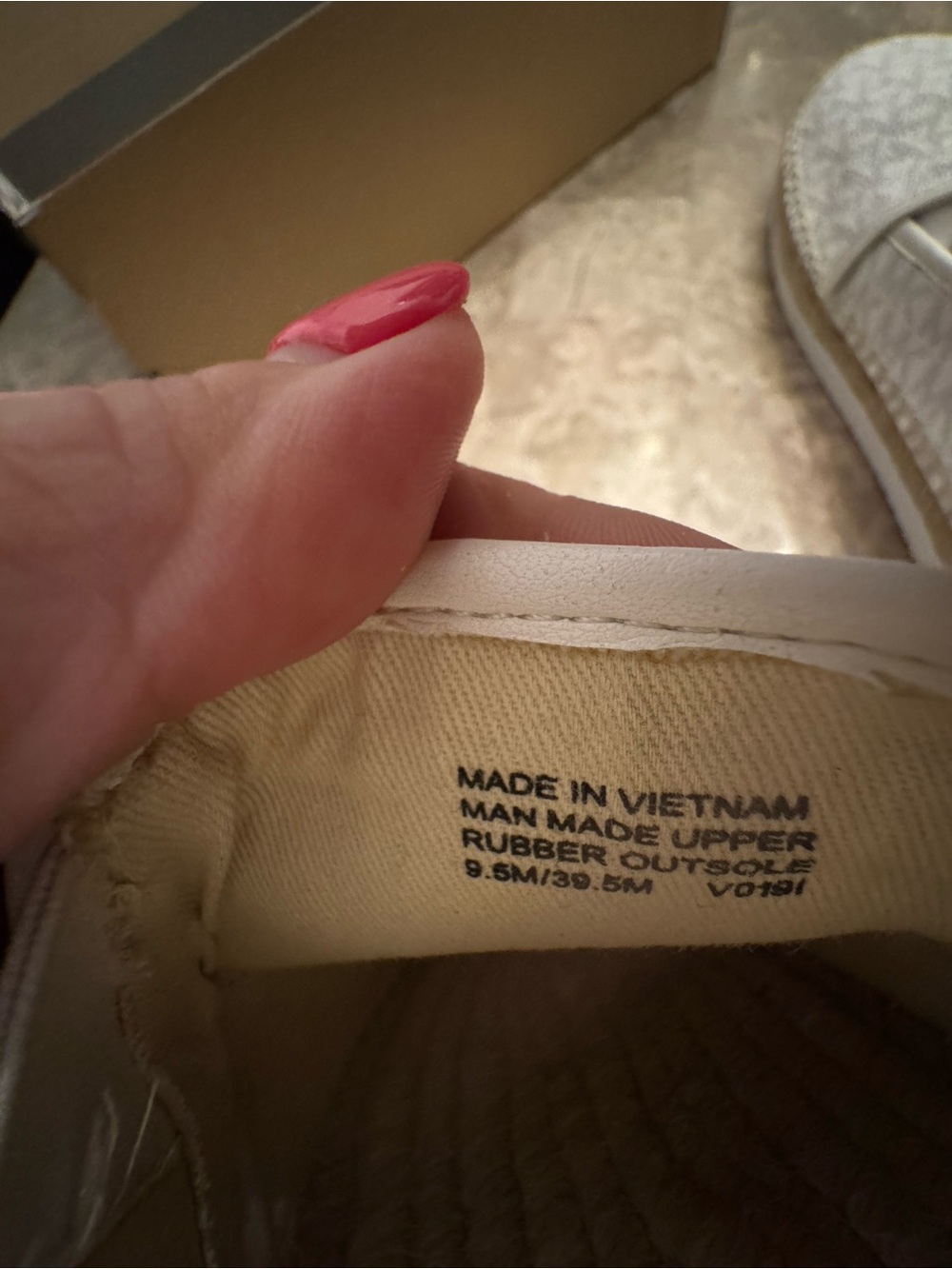 Michael Kors White Monogram Slip-Ons Size 9.5 - Picture 7 of 8